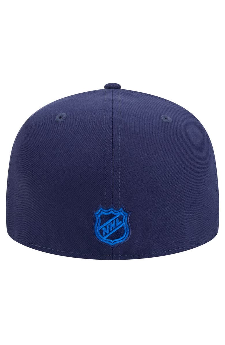 New Era Men's New Era Navy Winnipeg Jets Core 59FIFTY Fitted Hat, Alternate, color, Navy