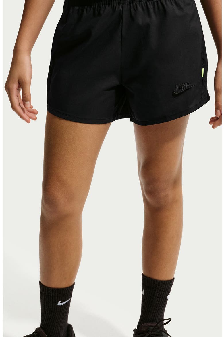 Kids' Woven Shorts, Alternate, color, BLACK/ BLACK