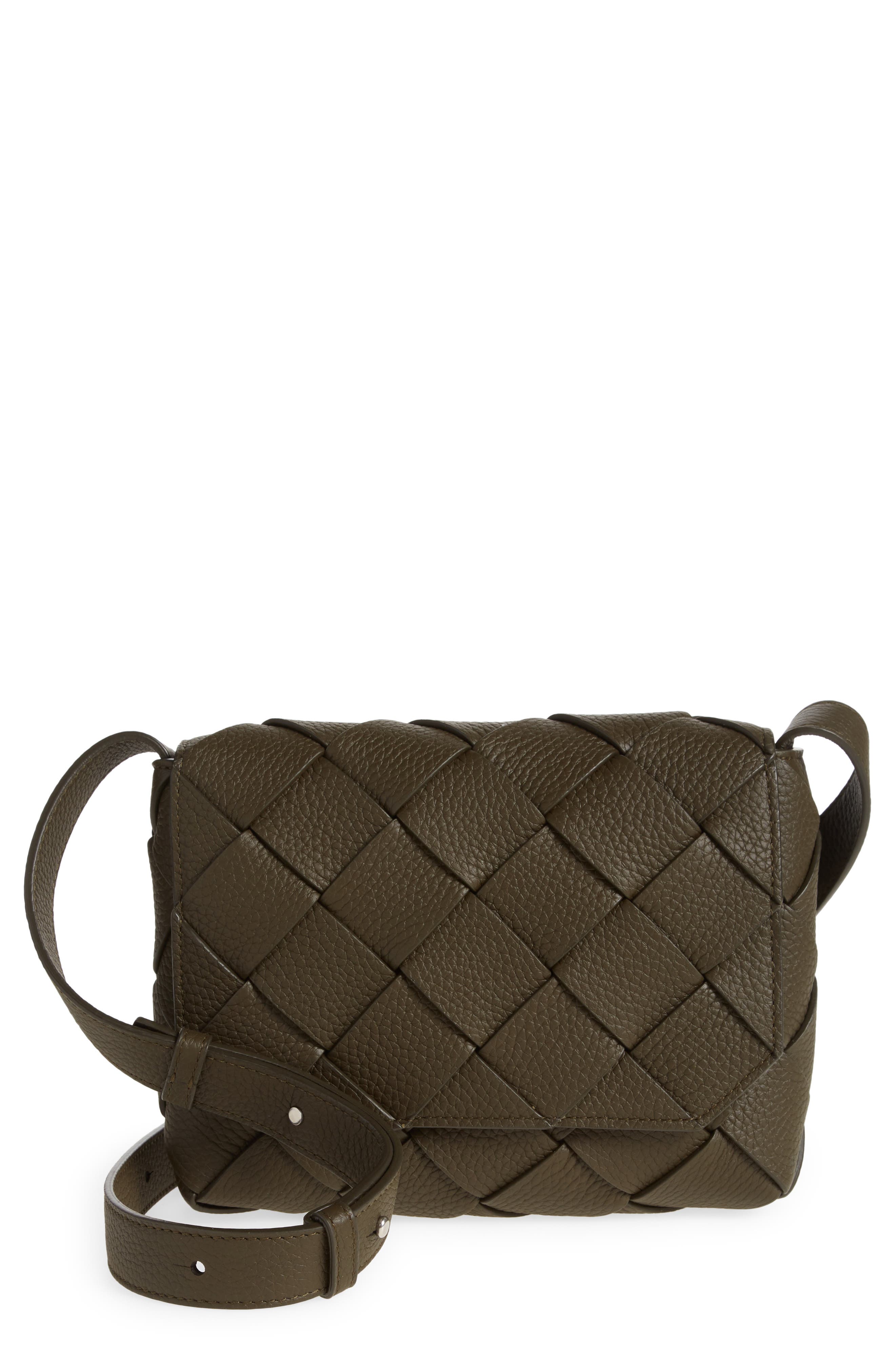 Bottega Veneta Small Intrecciato Messenger Bag, Main, color, 