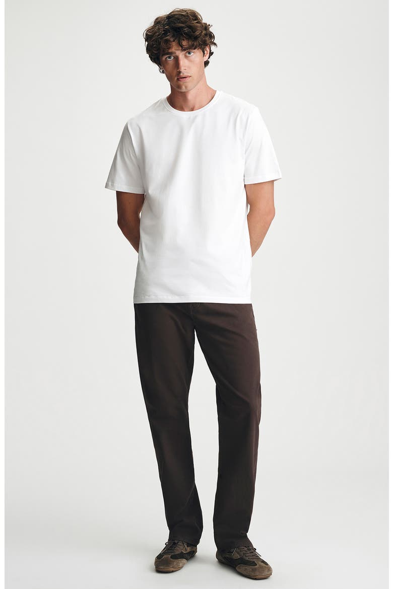 Matt Relaxed Straight Leg Twill Jeans, Alternate, color, BITTER CASUAL TWILL