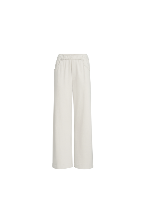 Smooth French terry trousers