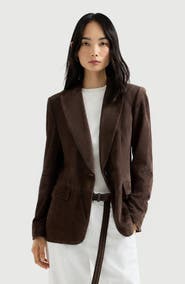 Brunello Cucinelli Suede blazer