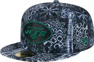 New Era Men's New Era Black New York Jets Shibori 59FIFTY Fitted Hat