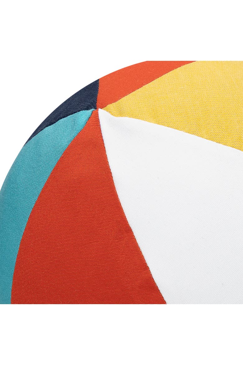 Multi Indoor & Outdoor Woven Accent Orb Pillow, Alternate, color, Multi