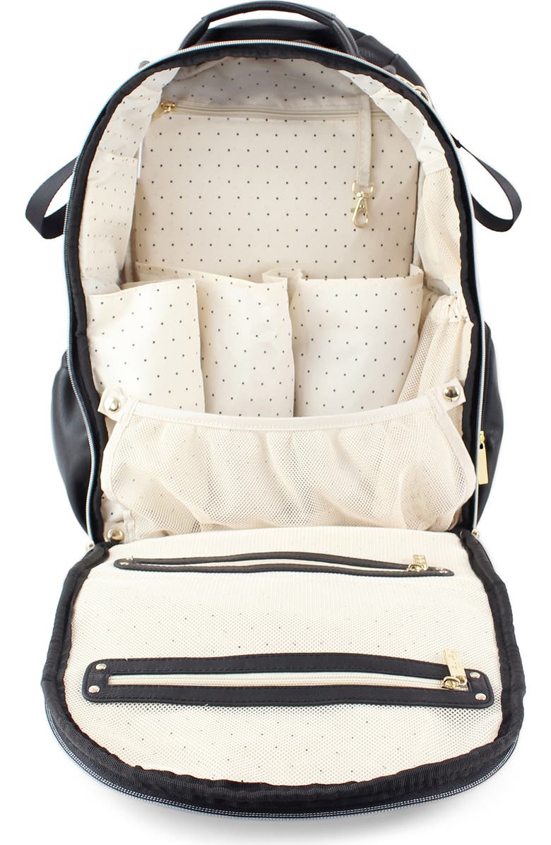 Itzy Ritzy Boss Faux Leather Diaper Bag, Alternate, color,