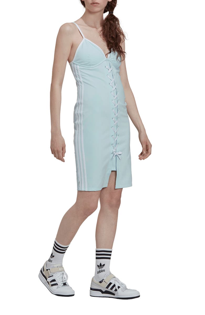 adidas Originals Always Original Lace-Up Dress, Alternate, color, 