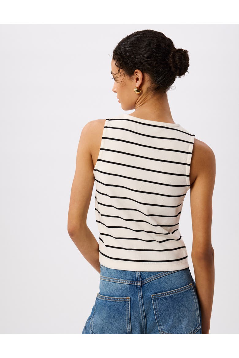 Stripe Button Front Tank, Alternate, color, Multicolour