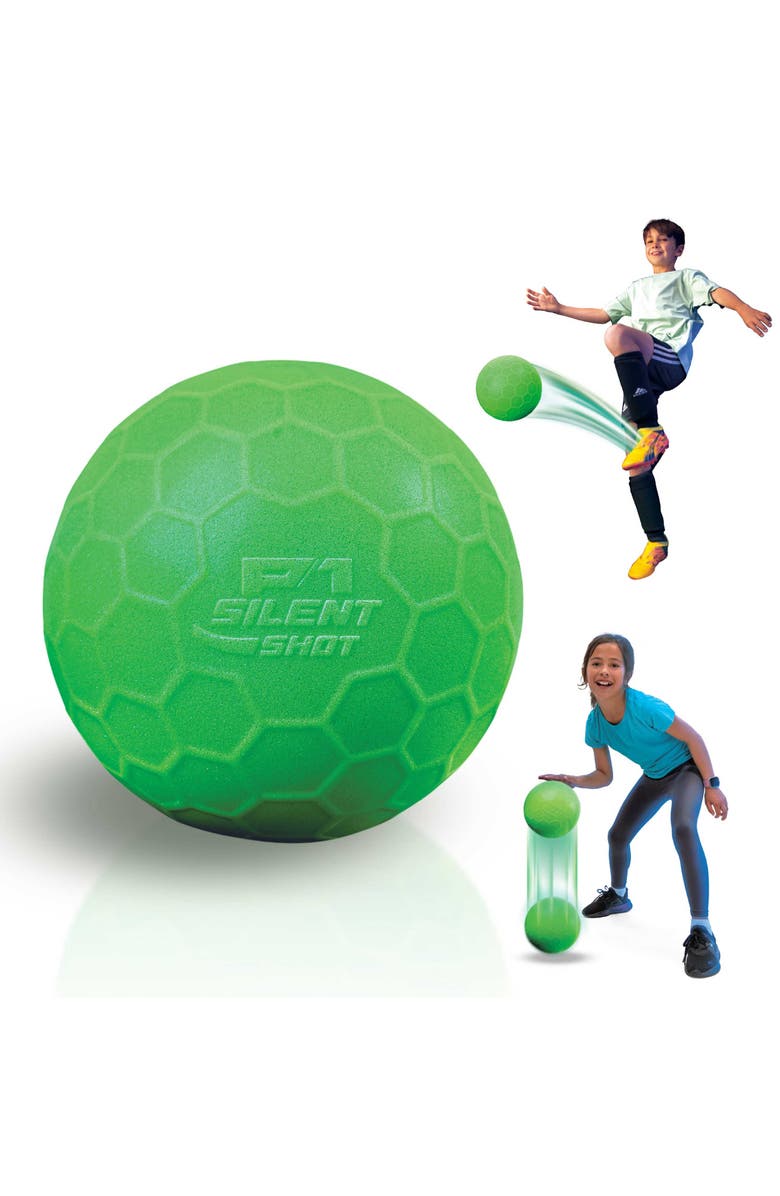 Hape Silent Shot Crossover Ball, Alternate, color, Green