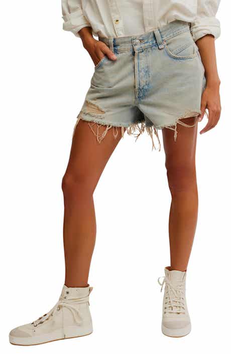 Free People Now or Never Denim Shorts