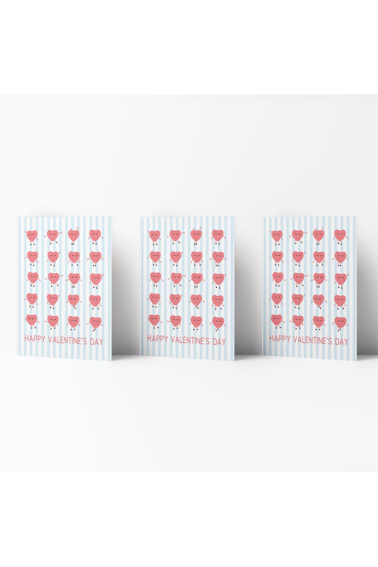 Valentine's Day Friendship Greeting Card Pack Sets, 'Hearts Dance Valentine', Main, color, Multi-Pack