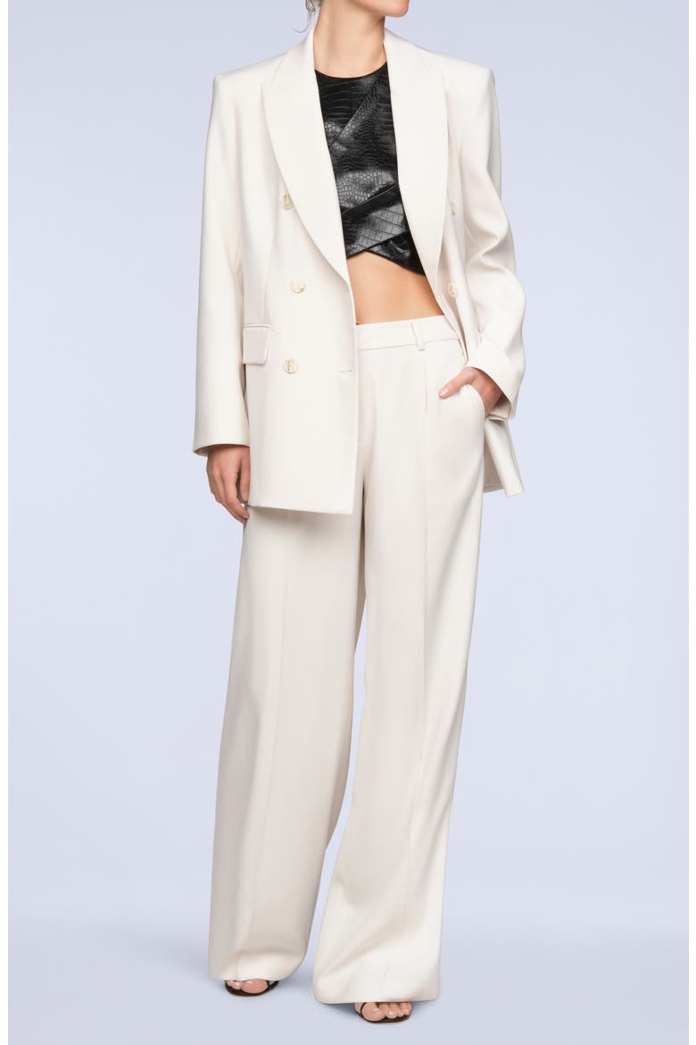 Tonya Oversize Double Breasted Blazer, Alternate, color, GARDENIA