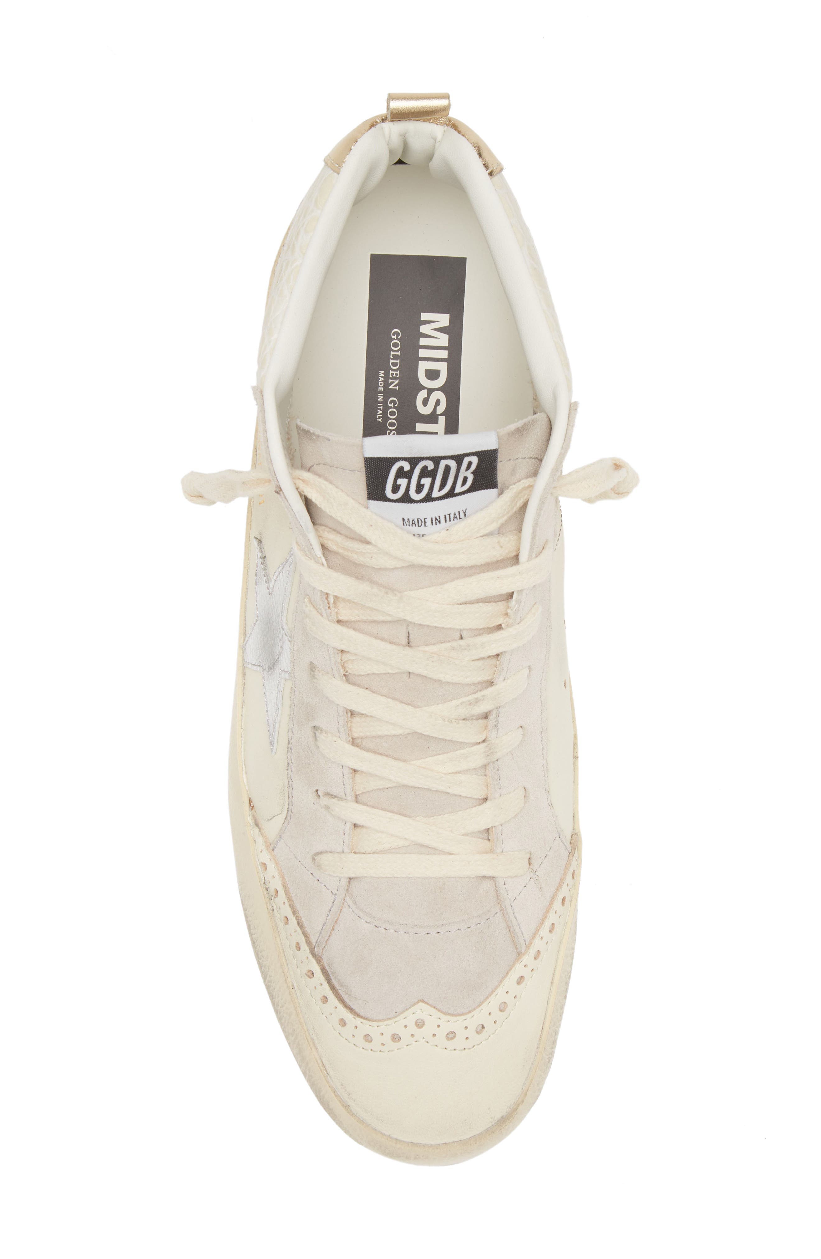 Golden Goose Mid Star Sneaker, Alternate, color, 