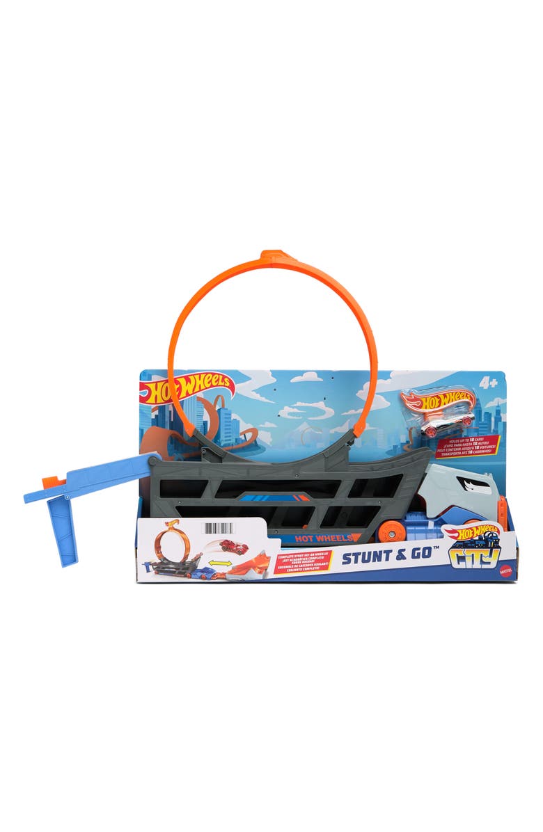 Hot Wheels <sup>®</sup> Stunt & Go Track Set, Main, color, Asst