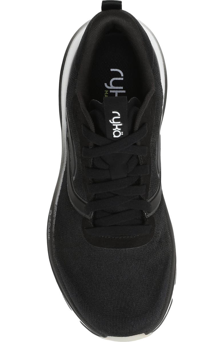 Rykä Dedicate Xtra LX Walking Sneaker, Alternate, color, Black