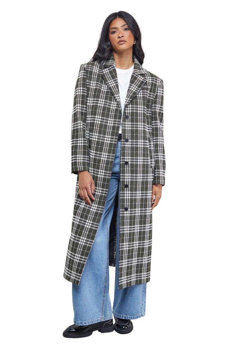 Warehouse Oversized Maxi Coat, Main, color, Black