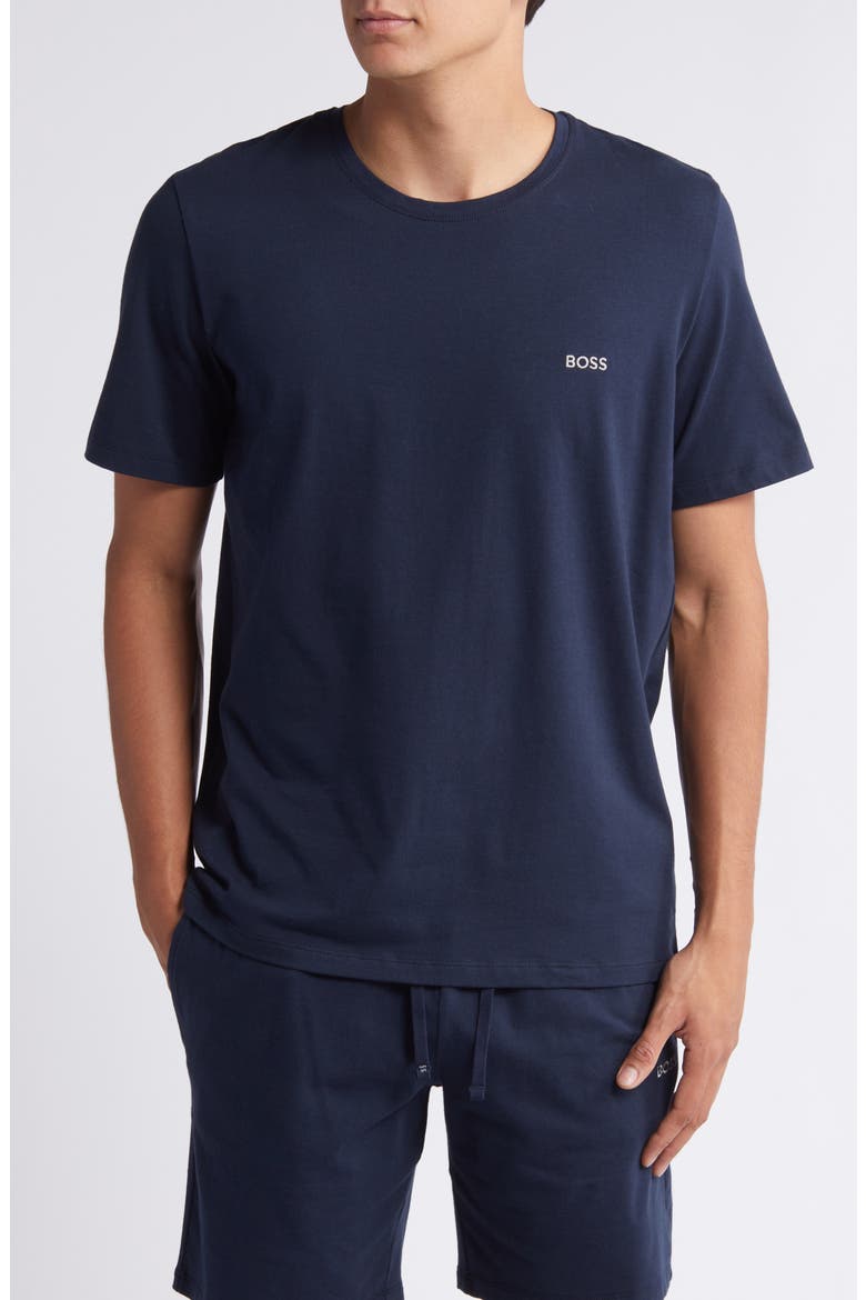 Mix Match Pajama T-Shirt, Main, color, DK BU