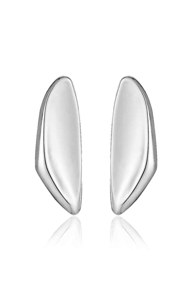 Luna Silver Earrings, Main, color, Silver