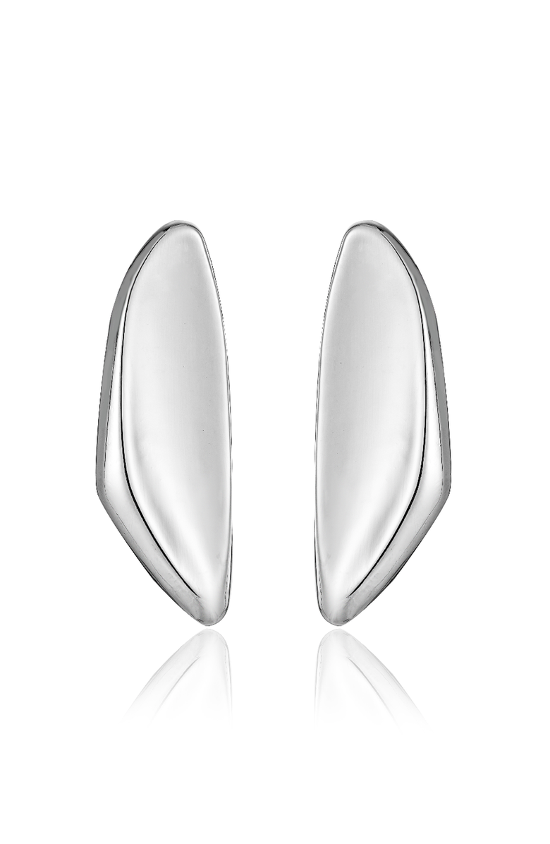 Kellery Luna Silver Earrings, Main, color, Silver