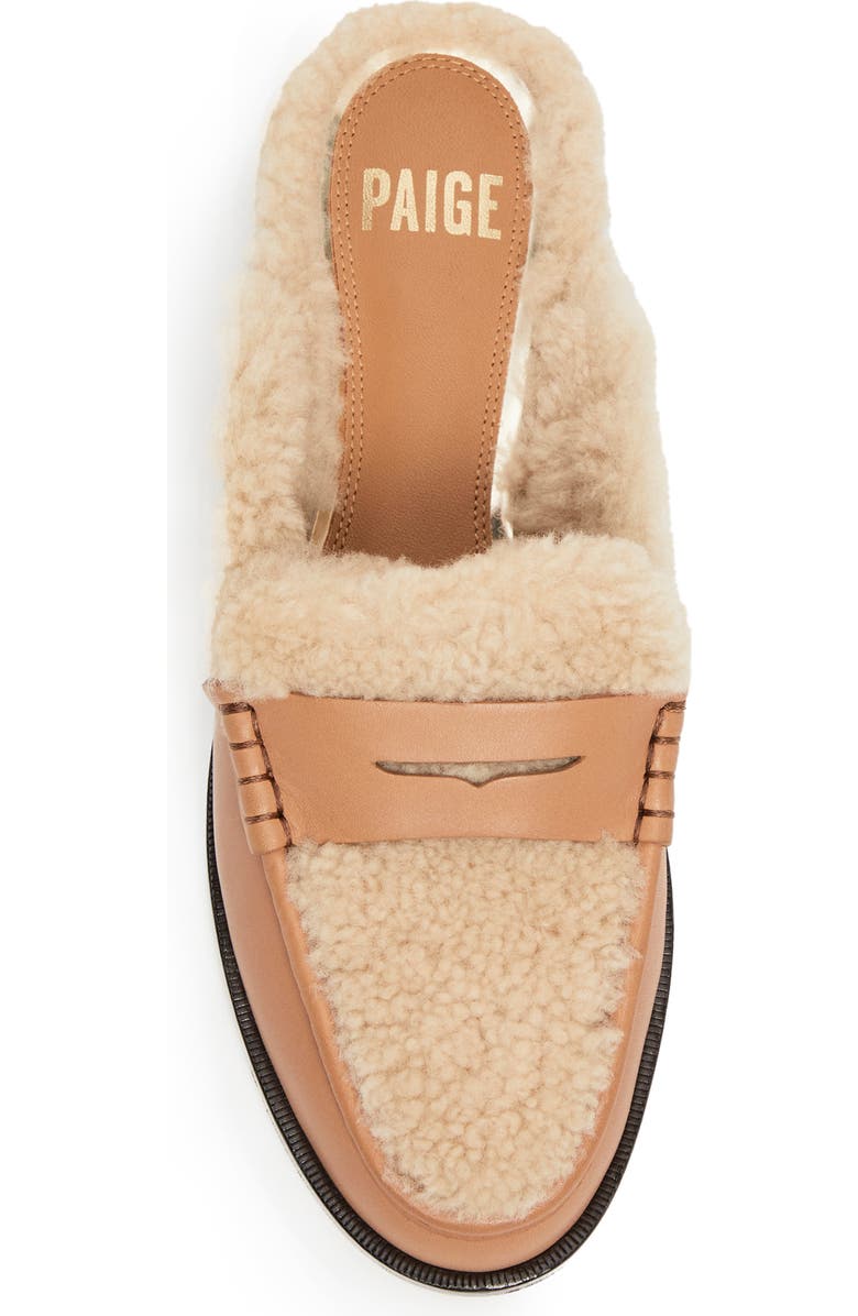 PAIGE Emmett Genuine Shearling Lined Loafer Mule, Alternate, color,