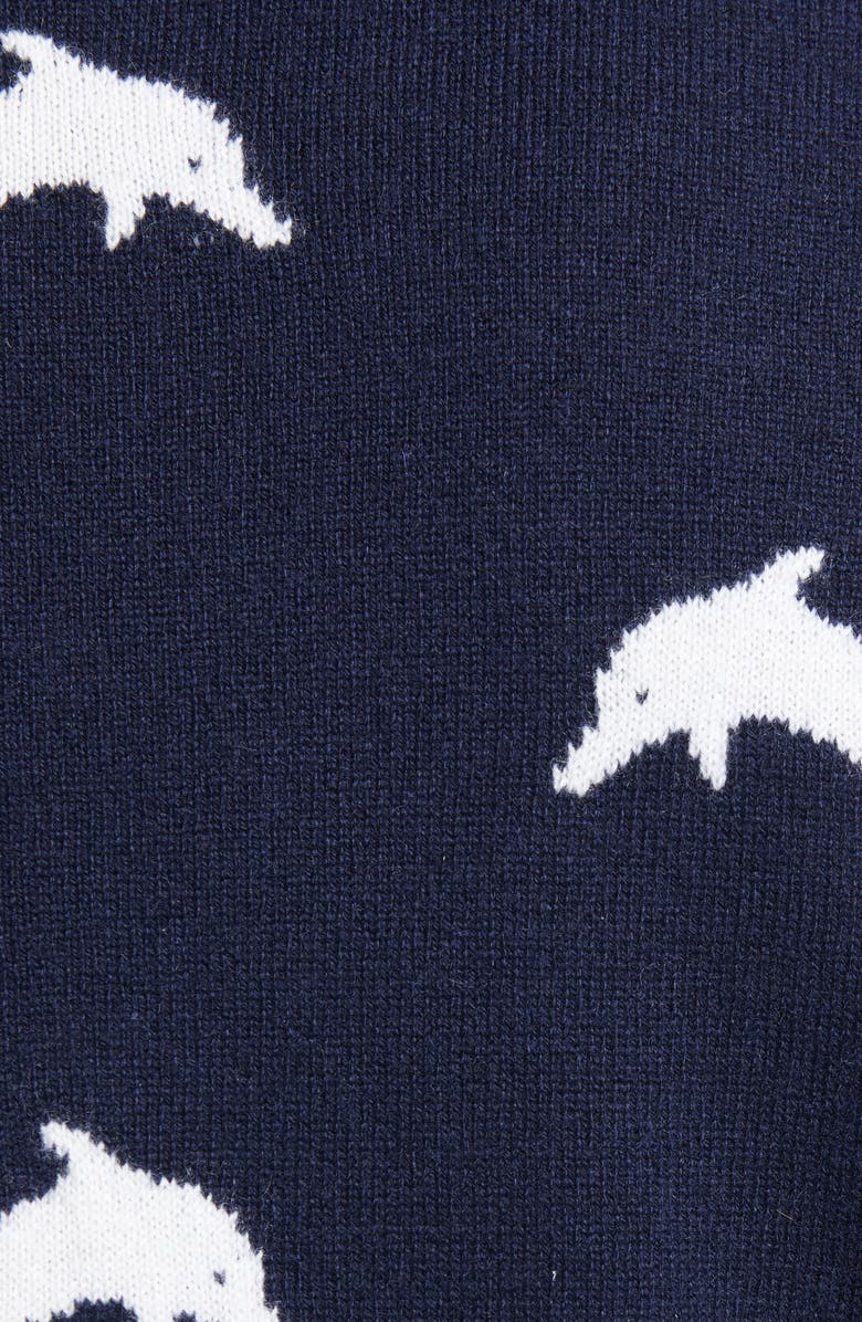 Thom Browne Dolphin Cashmere Sweater, Alternate, color,