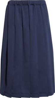 Comme des Garçons Girl Pleated Jersey Midi Skirt