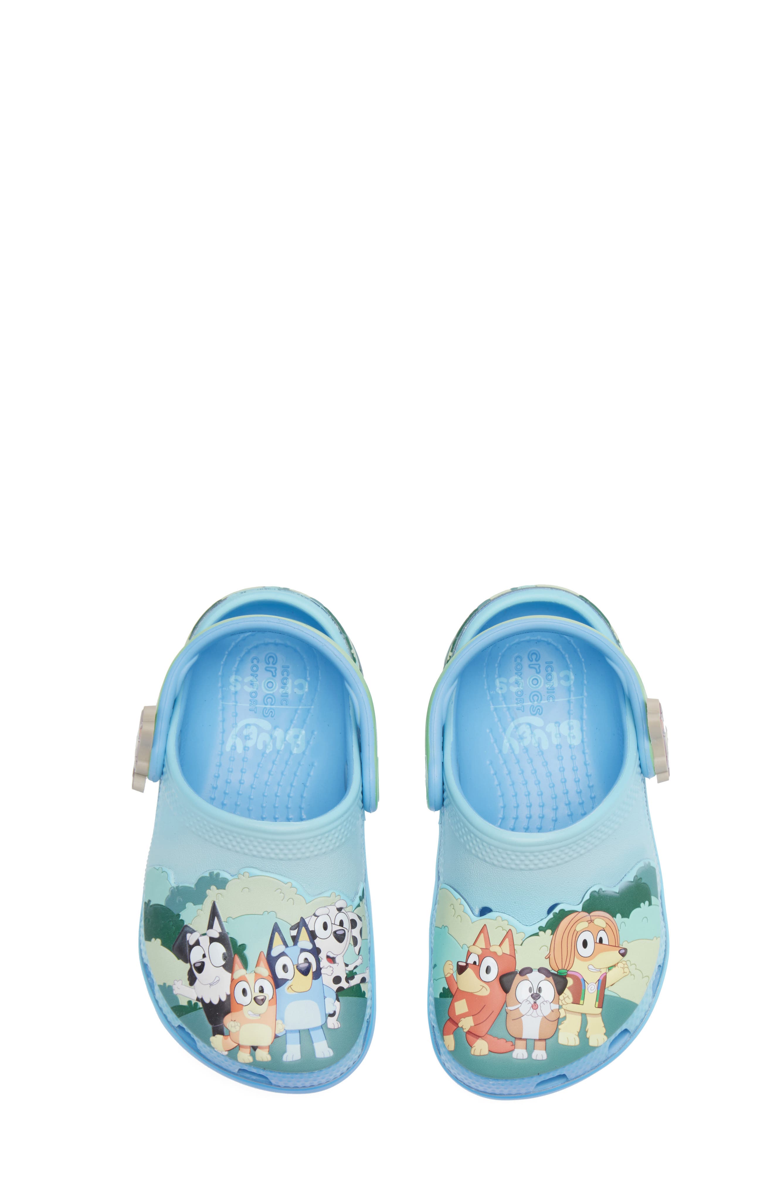 CROCS Kids' Bluey Classic Clog, Alternate, color, Blue Multi