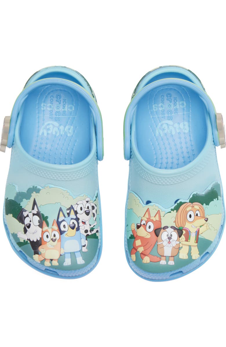 CROCS Kids' Bluey Classic Clog, Alternate, color, Blue Multi