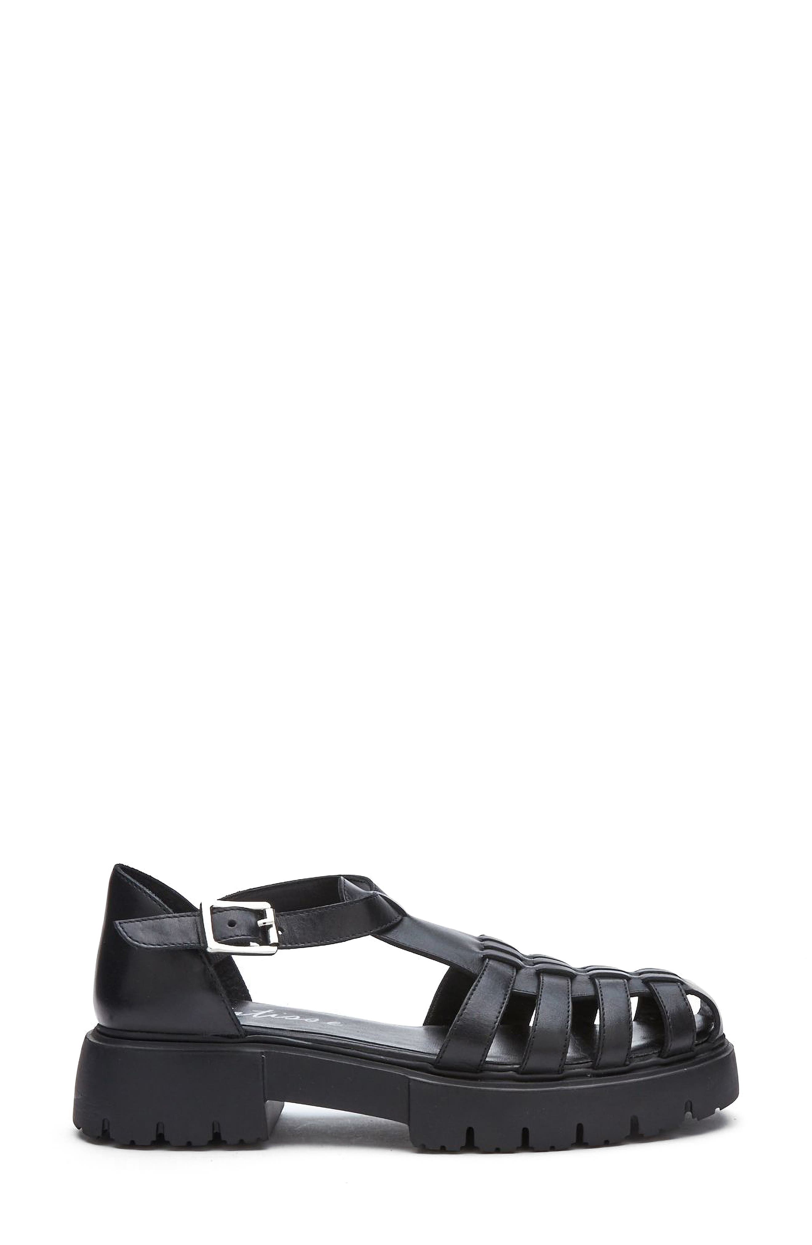 Dart Fisherman Sandal, Alternate, color, BLACK