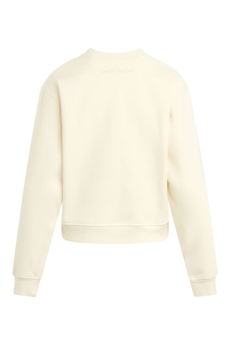 Favorite Grandma Cotton Blend Graphic Sweatshirt, Alternate, color, GARDENIA/ LIGHT SAG
