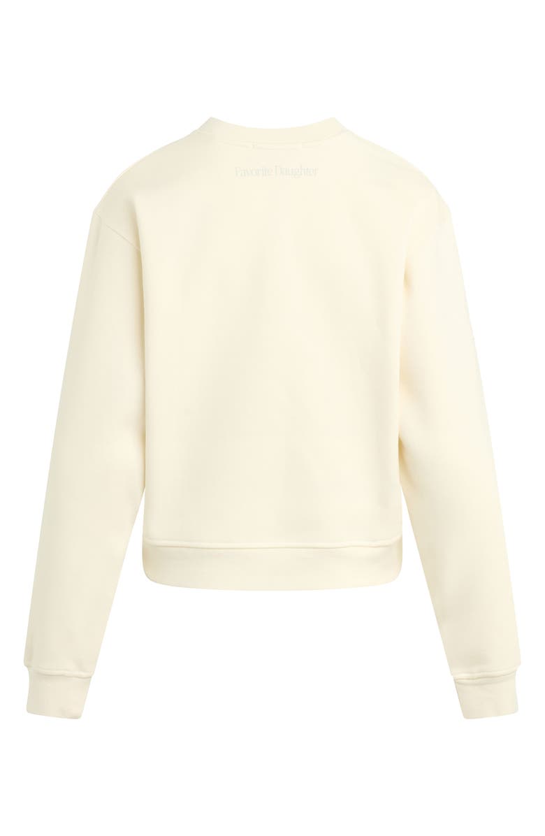 Favorite Daughter Favorite Grandma Cotton Blend Graphic Sweatshirt, Alternate, color, Gardenia/ Light Sag