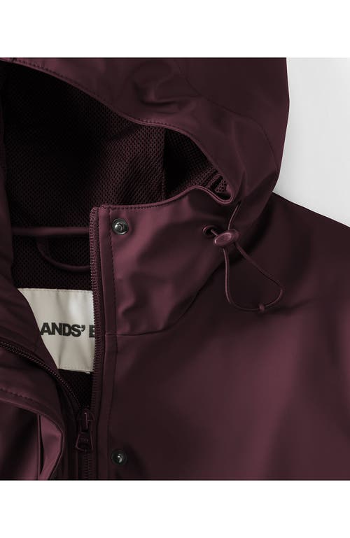 Lands' End Plus Size Squall Waterproof Slicker Raincoat In Black