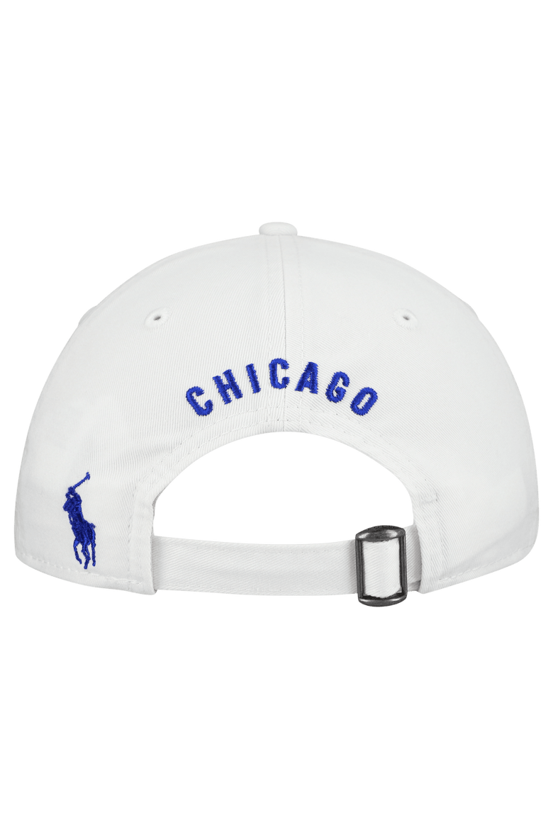 Men's New Era Ralph Lauren x MLB  White Chicago Cubs 9TWENTY Adjustable Hat, Alternate, color, White