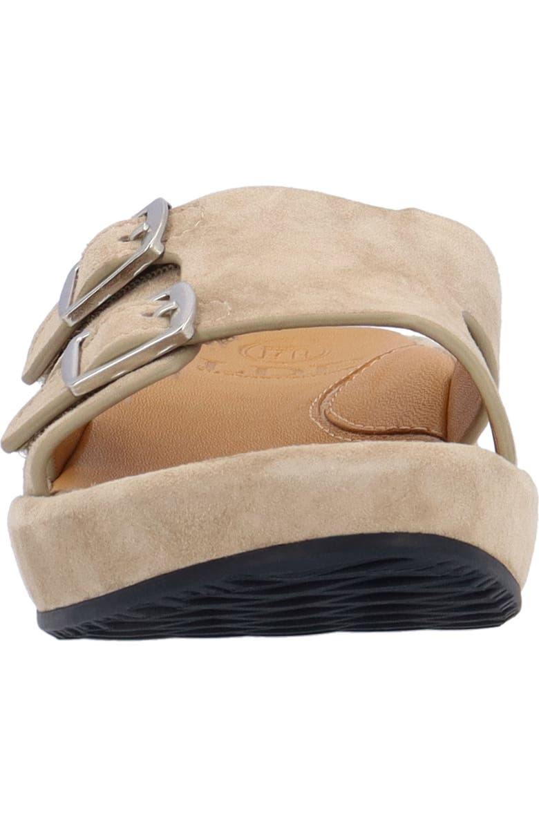 L'Amour des Pieds Careena Wedge Slide Sandal, Alternate, color, Taupe