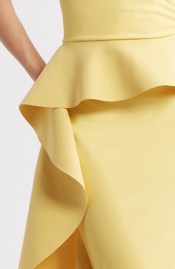 Eliska Ruffle Strapless Gown