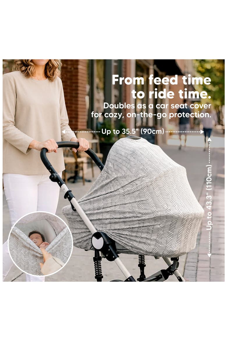 All-in-1 Multi-Use Cover, Alternate, color, Herringbone