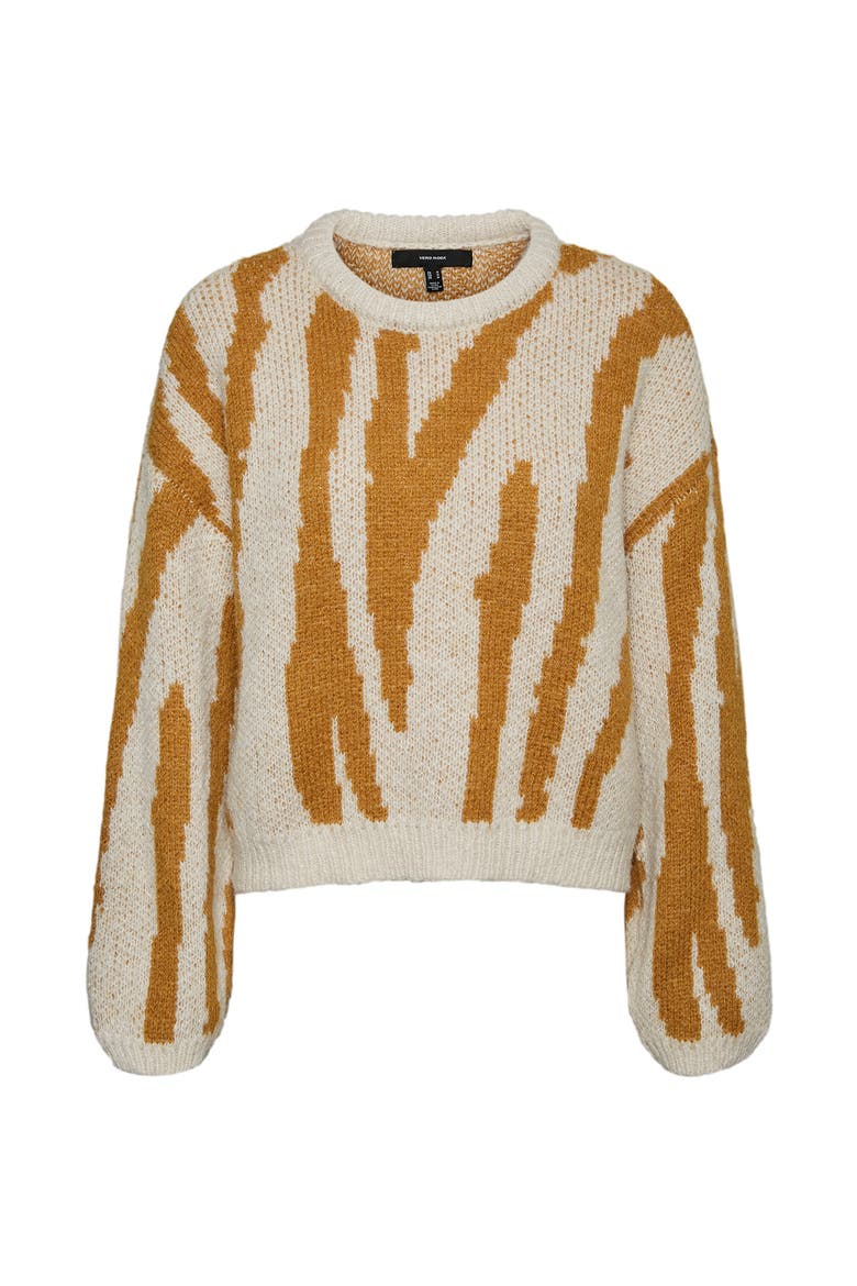 Scoop Neck Sweater, Alternate, color, BIRCH W/ CHAI TEA