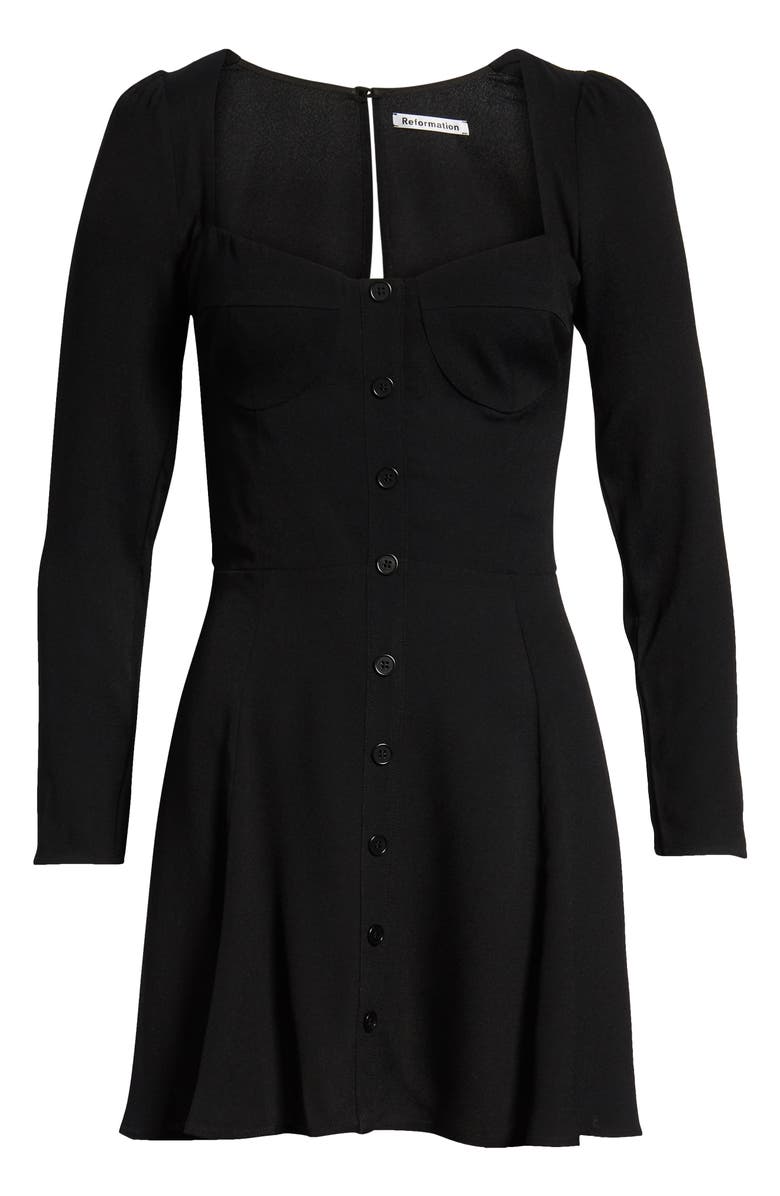 Reformation Milla Fit & Flare Minidress, Alternate, color, 