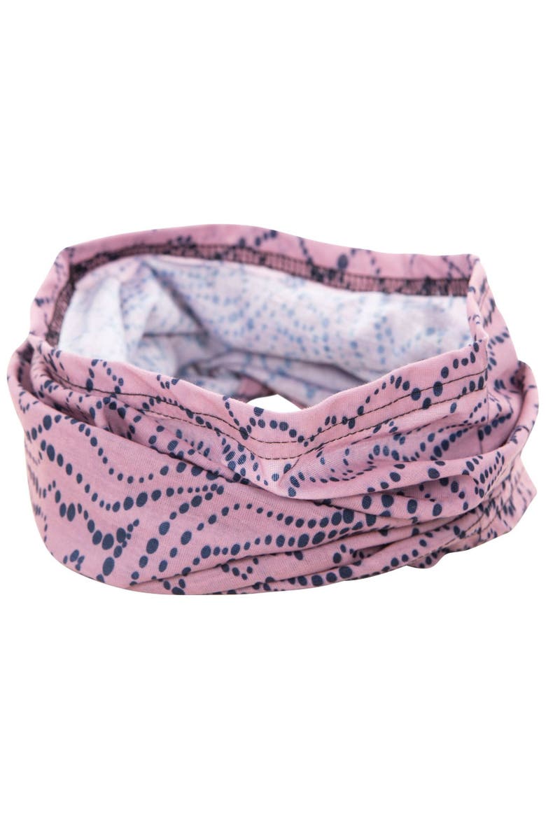 Gender Inclusive Busby Neck Gaiter, Alternate, color, Pink Dot
