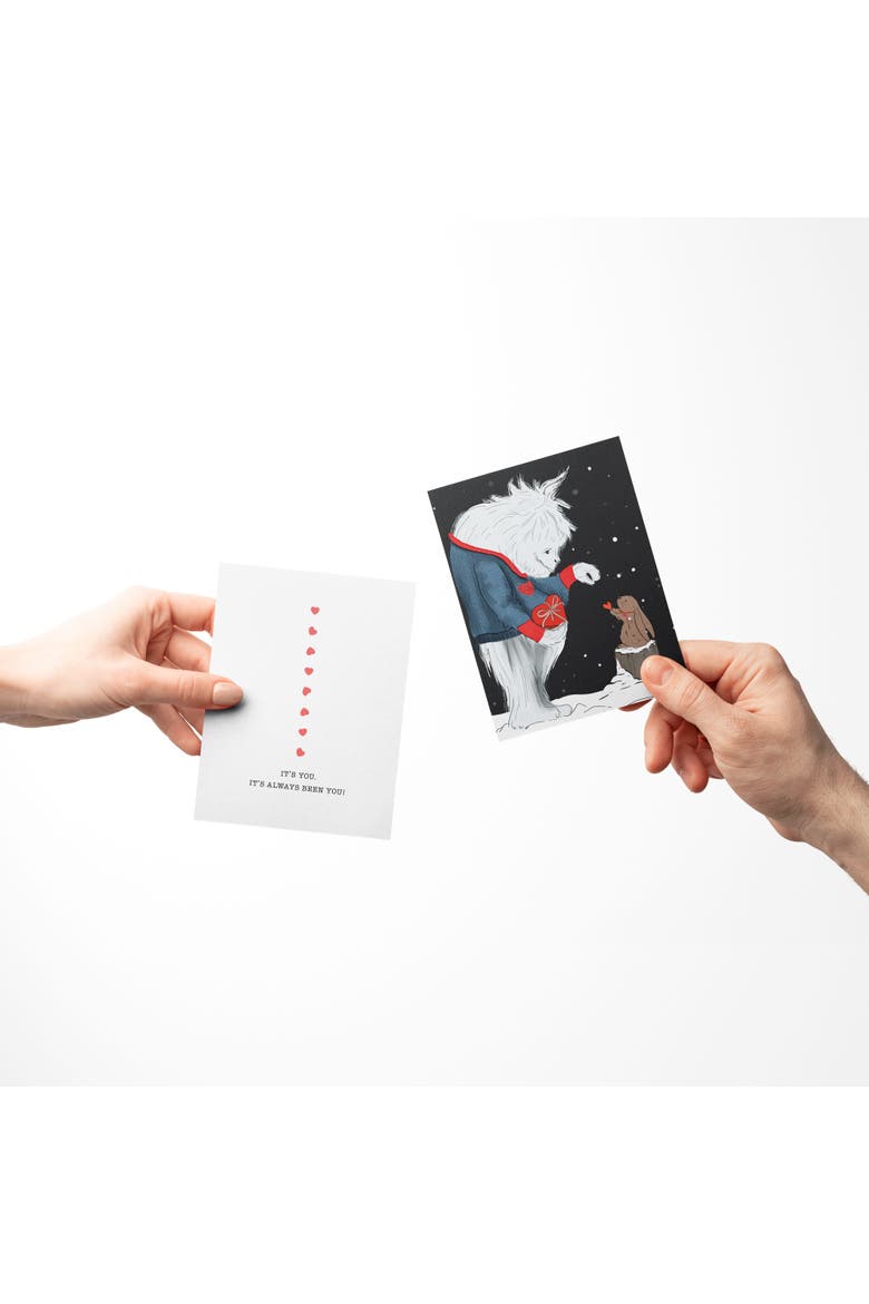 Love/Friendship Greeting Card Pack (3ct) "It's You, What A View, Yeti", Alternate, color, Multi-Pack