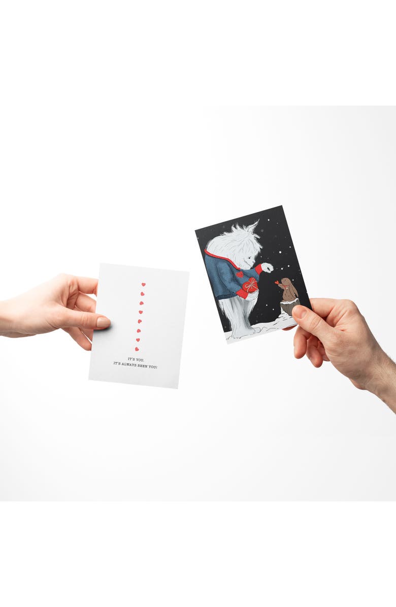 Ramus & Co Love/Friendship Greeting Card Pack (3ct) "It's You, What A View, Yeti", Alternate, color, Multi-Pack