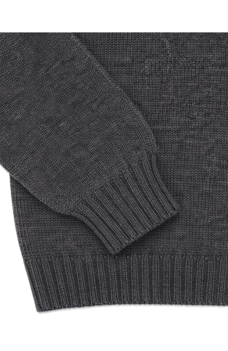 Fortela Shetland Crew Neck Sweater, Alternate, color, Dark Grey
