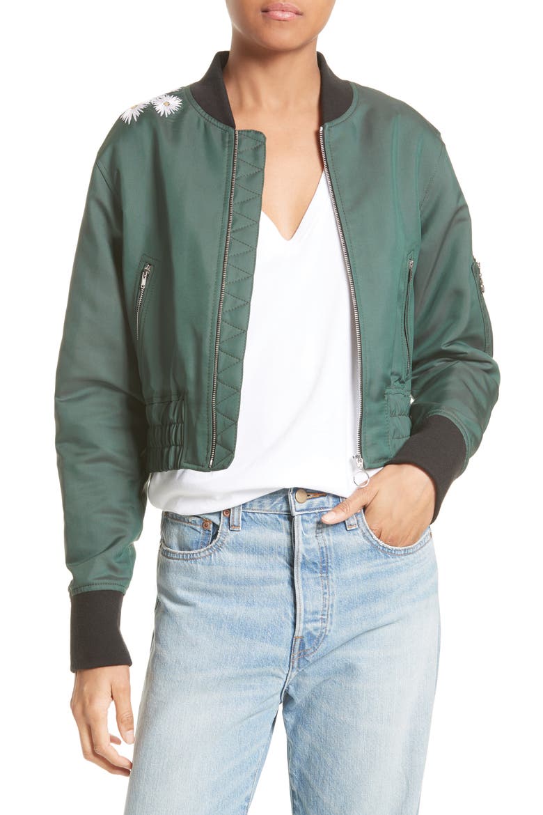 Ancel Bomber Jacket, Main, color, MILITARY
