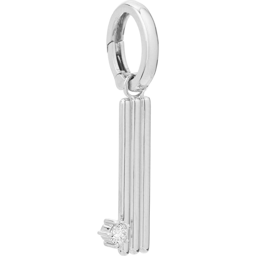 Adina Reyter Groovy Letter Charm Pendant in Silver - I