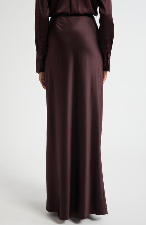 Veronica Beard Medina Silk Blend Maxi Skirt In Brown