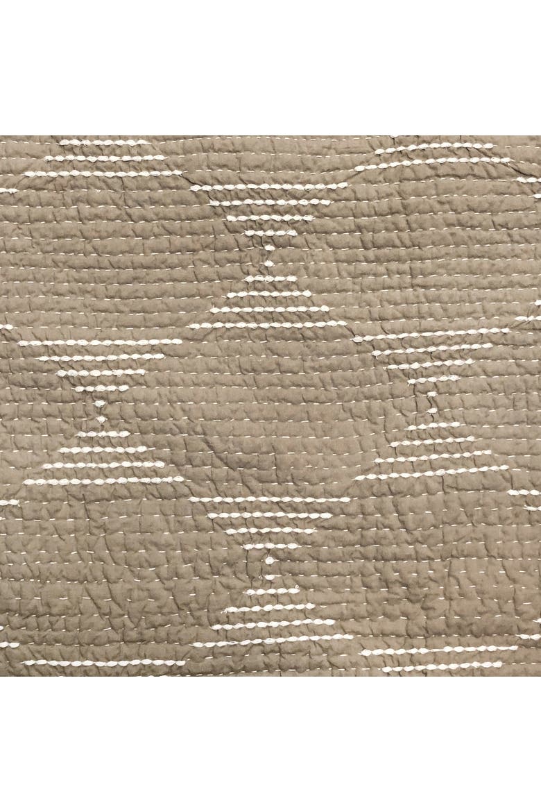Saunders Cotton Standard Sham 20" x 26", Alternate, color, Brown