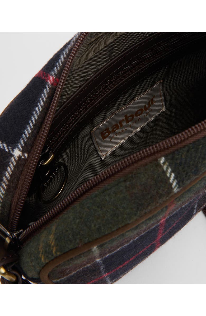 Barbour Culross Tartan Plaid Wool Blend Crossbody Bag, Alternate, color,