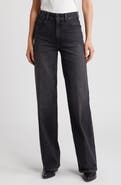 PAIGE Sasha High Waist Column Wide Leg Jeans