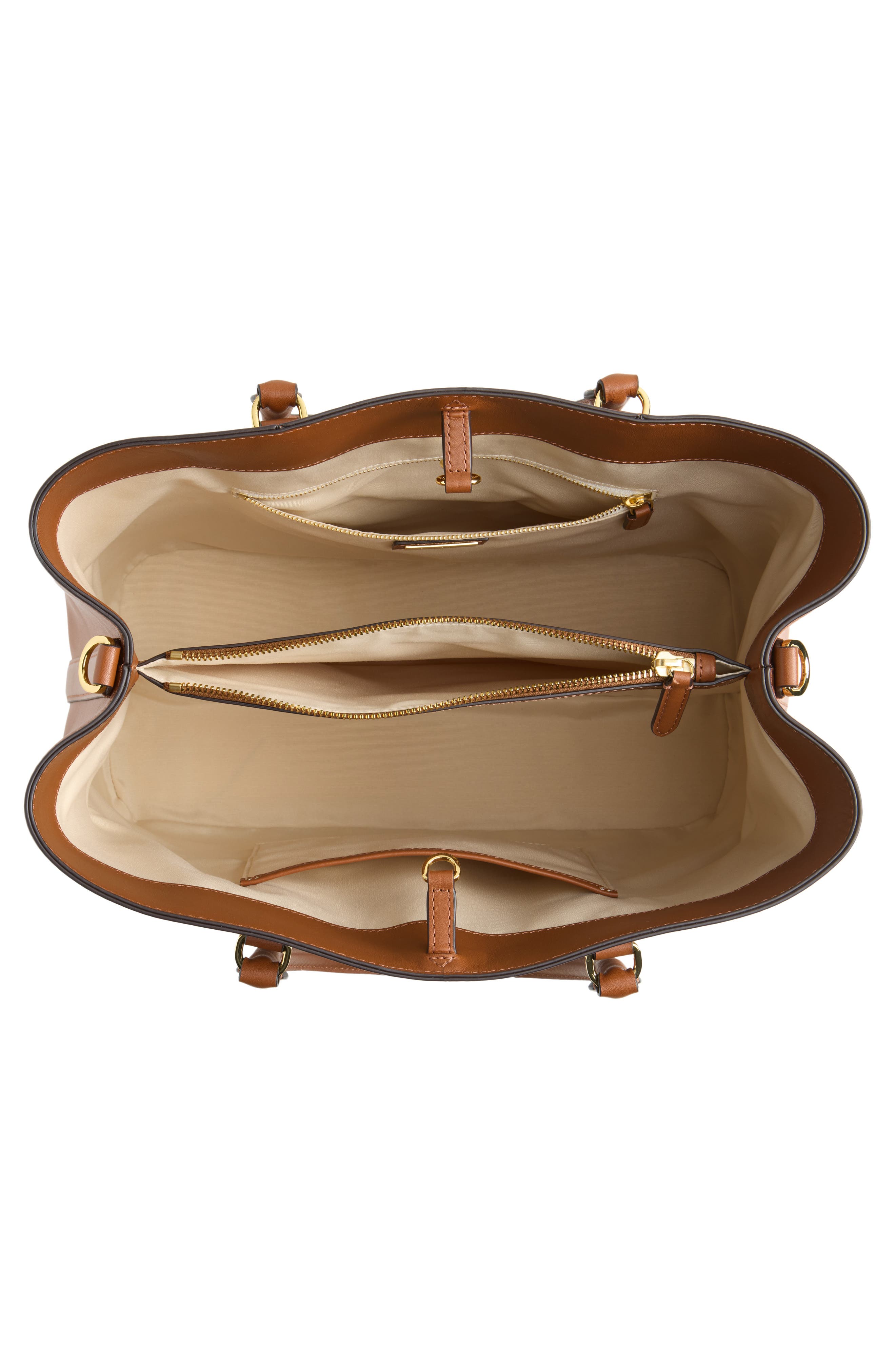 Marcy Leather Tote, Alternate, color, LAUREN TAN