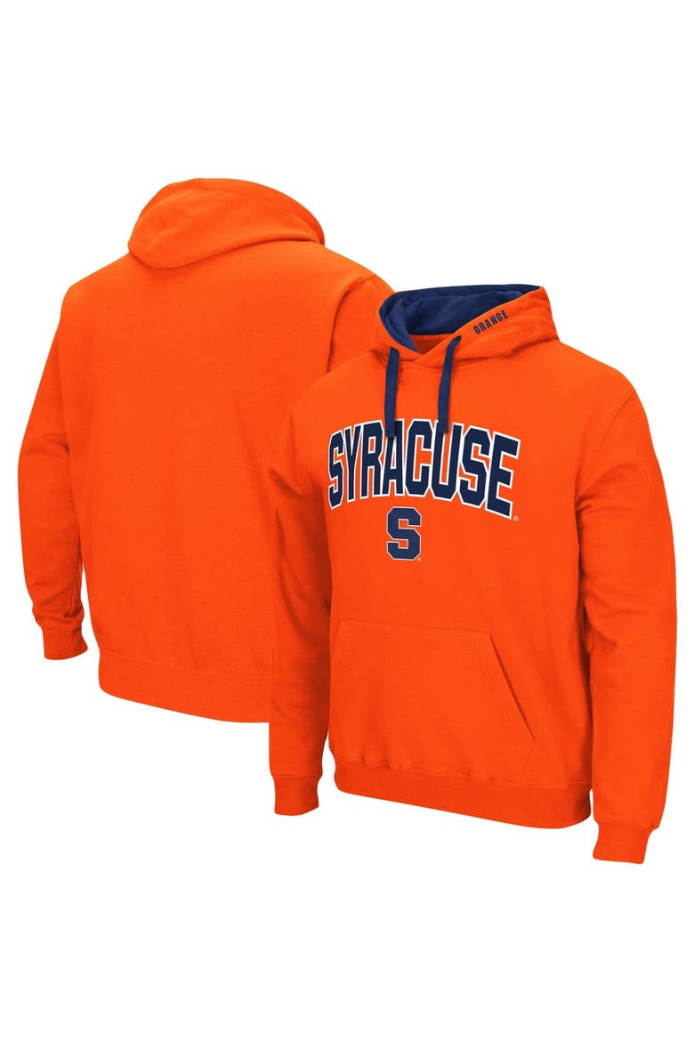 Men's Colosseum Orange Syracuse Orange Big & Tall Arch & Logo 2.0 Pullover Hoodie, Main, color, Orange