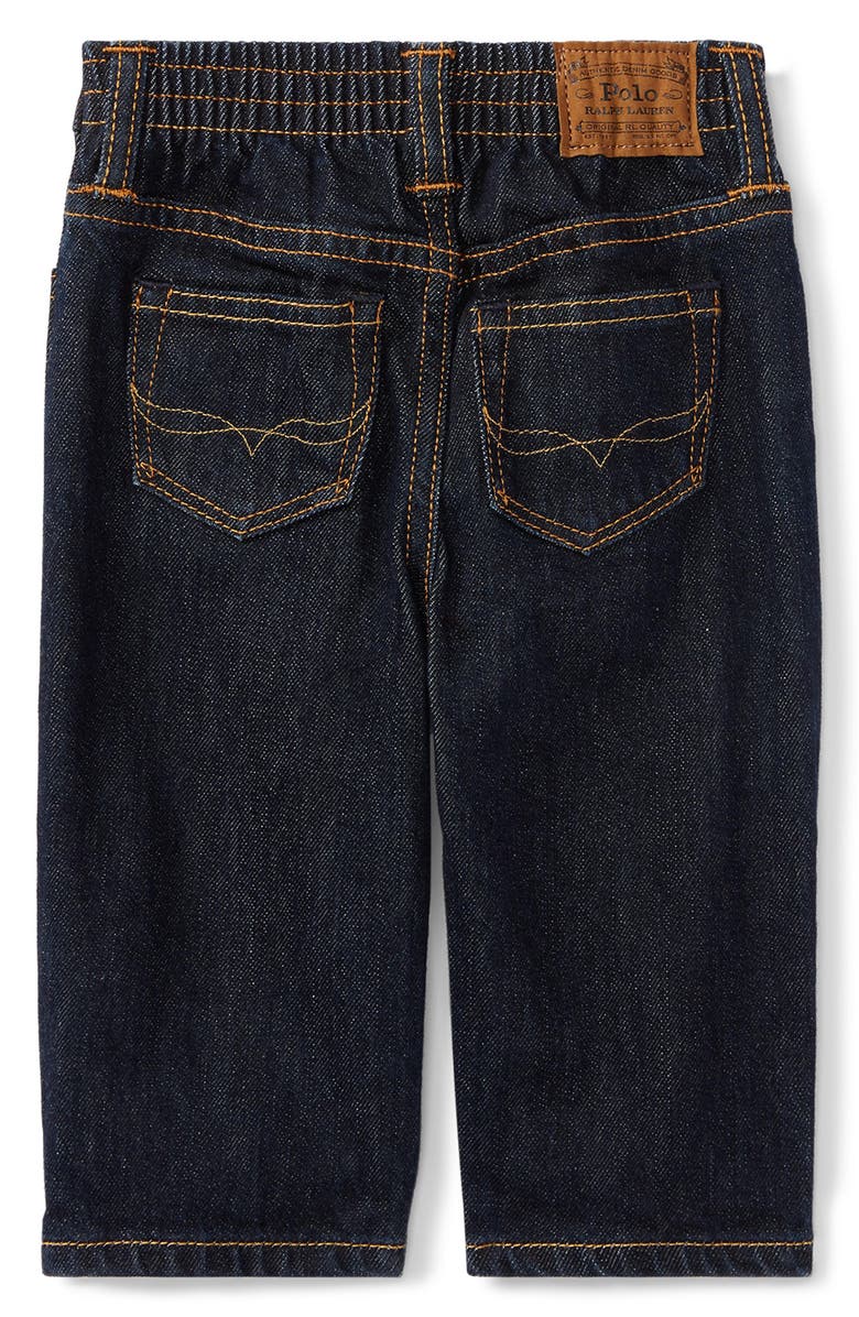 Ralph Lauren Hampton Straight Fit Jeans, Alternate, color, Vestry Wash Stretch